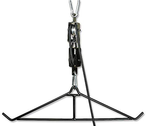 CRKT Hoist'N Lok Big Game Hoist Hunting Game Hoist, 4:1 Mechanical Pulley, Secure Cam Lock, Gambrel and Rope HOIST1