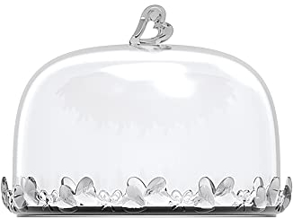 Guzzini Set Tortiera Love, Trasparente, Ø18.4 x h13.7 cm