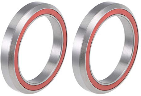 sourcing map Roulement à Billes Vélo Casque 30.15x41x6.5mm Scellé Acier Chromé MH-P03K 2Pcs