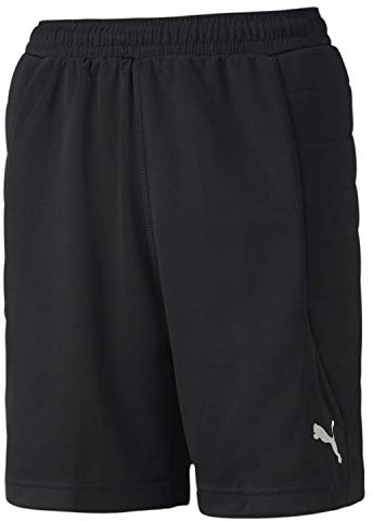 PUMA Goalkeeper Shorts Jr Pantalón Corto de Portero, Unisex niños, Black Black, 128