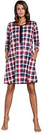 Italian Fashion Camicia da Notte Parto Ospedale | Vestaglia Donna Ospedale | Camicia da Notte Parto | Pigiama Premaman con Chiusura | Vestiti Premaman S-XXL