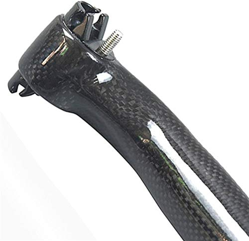Fahrrad Sattelstütze 3K volle Carbon-Faser Folding Fahrrad-Sattelstütze 31,8 33,9 34,9 mm 580 mm Carbon-MTB Fahrrad-Sattelstütze Offset 5/25 Grad Radfahren Teile 97 ( Color : 33.9x580x25 glossy )
