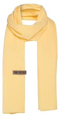 Knit Facory - Liv Schal - Fein Gewebter Damen Schal - Luftiger Musselinschal - Für Frühling und Sommer - 100% Bio-Baumwolle