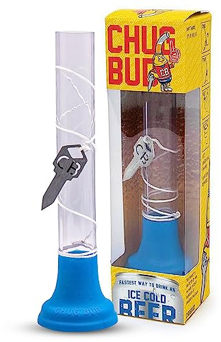 CHUGBUD Chug Bud Trichter für Partys, Heckklappen und Golfplatz, Blau