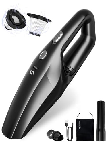 SERVOMASTER Handheld Vacuum Cleaner, Powerful Car Vacuum Cleaner Cordless