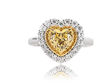 Carbon Diamond Moissanit Ehering für Frauen 925 Silber Damenschmuck