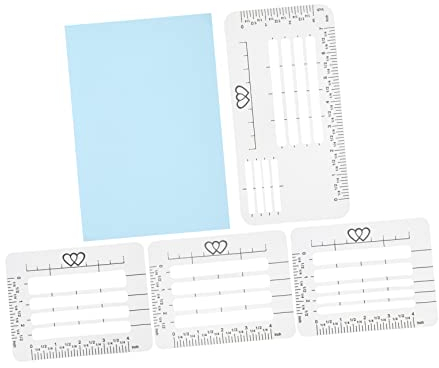 Operitacx 4stücke Teiliges Set Plastische Umschlag-vorlagen Für DIY Einladungen Schreibpraxis Und Adressgestaltung Für Hochzeitskarten Dankeskarten Und