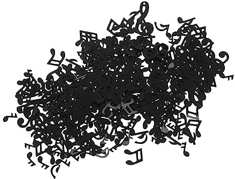 ABOOFAN Musiknoten Konfetti Packung Partyzubehör Tischdekoration Für Hochzeiten Geburtstage Festivals Verschiedene Designs Konfettidekoration