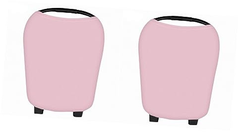 BESTonZON 2stücke Multifunktionale Babywagenabdeckung Aus Stilldecke Einkaufswagen Und Kinderwagen-schutz Für Und Windschutz Hellrosa