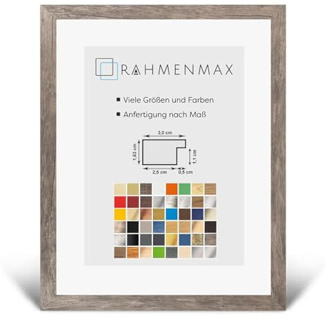 RahmenMax Morena Bilderrahmen Posterrahmen 80x120 cm Apfel Apfelbaum Dekor 120x80 cm mit weisser Rückwand und Antireflex Acrylglas