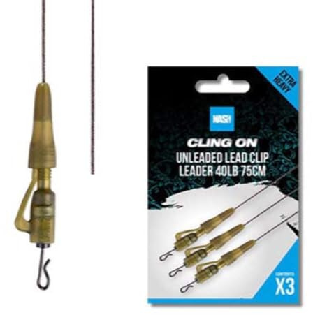 Nash Bas de ligne sans plomb 75 cm (T8186)