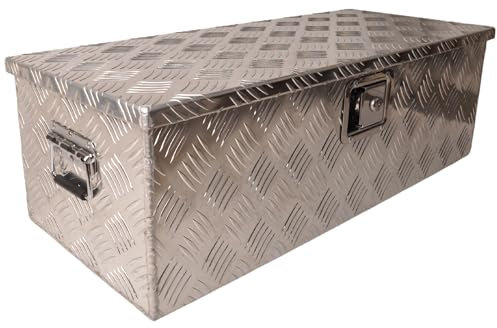 Boîte à Timon en Aluminium à Motif larmé avec poignées 765x330x245 mm -