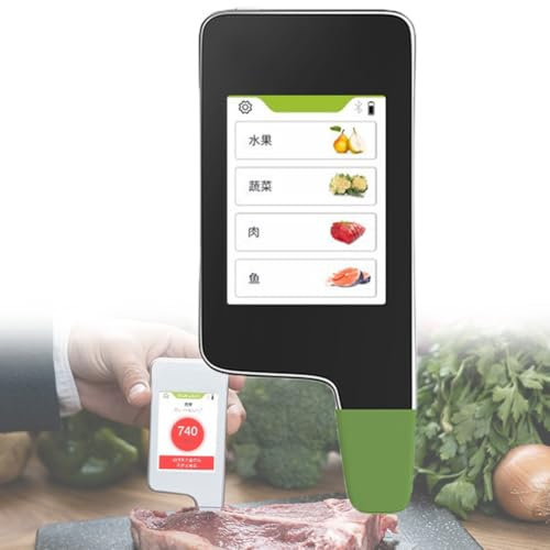 Lebensmittel-Nitrat-Tester, Obst-Gemüse-Fleischdetektor, Nitrat-Erkennungsbereich 0–9999 Mg/kg, Mit Timing-Funktion, Für Obst, Gemüse, Fleisch, Fisch