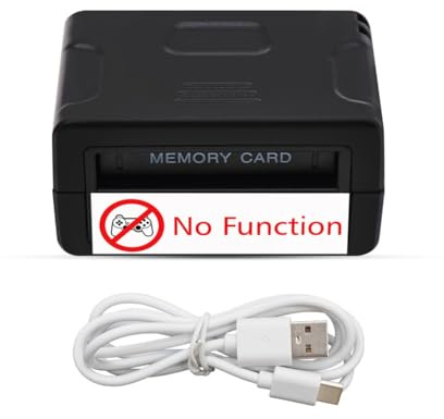 Osmond pour Lecteur de Carte PS1, Carte Mémoire, Sauvegarde des Données de sur PC, Adaptateur de Lecteur de Carte Mémoire pour Consoles de PS1 PXS