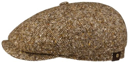 Stetson Hatteras Schirmmütze Ballonmütze Tweed meliert Mehrfarbig Damen und Herren Herbst Winter
