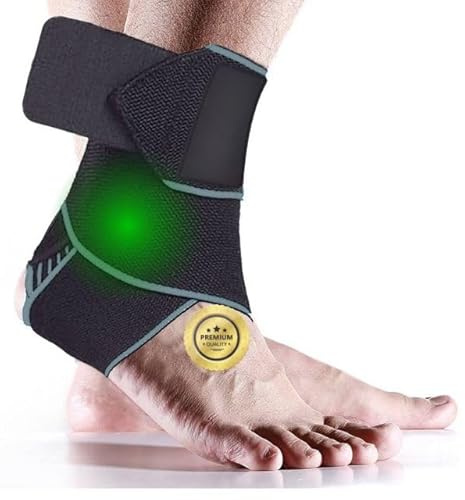 OrtoPrime Tobillera para Esguince MUJER Y HOMBRE Tobillera Estabilizadora Para Ambos Pies - Tobilleras Esguince ORTOPÉDICA Tobillera Deportiva AJUSTABLE Tobillera Fascitis Plantar - Tobillera de Gym
