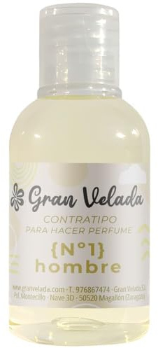 Gran Velada - Parfümöl für Männer Typ Nr. 1 250 ml | Duftöl für eigene Parfüms, Seifen & Kosmetik, Orientalische und Holzige Noten mit Lavendel und Vanille, Hochkonzentriertes Aroma für DIY Projekte
