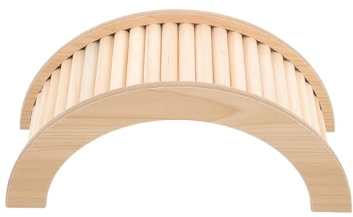 EPIGEIST Hamster Kletterbrücke aus Holz Groß Spielplatz und Kletterleiter für Chinchillas Meerschweinchen und Kleine Haustiere Glatte Oberfläche Sicher und Vielseitig für Kleintierkäfige