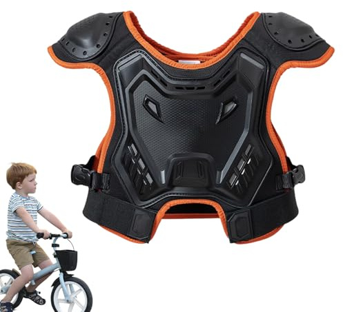 PhnkjGh Équipement Moto Enfant,Protection Thoracique,Protecteur Poitrine Enfant Motocross | pour Skateboard Snowboard Motocross Moto Tout-Terrain Et Motoneige