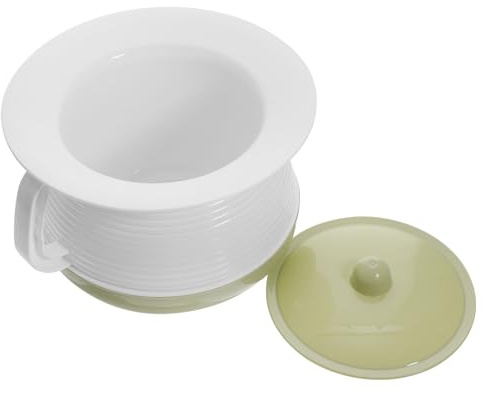 WOFASHPURET Pot de Chambre Couvercle, Urinoir Portable pour Adultes et Garçon et Filles, Usage Maison et Camping, Seau Hygiénique Prévention des Odeurs Réutilisable