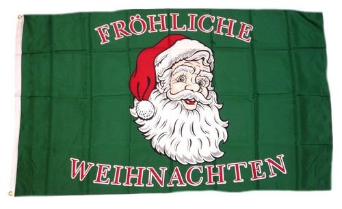 Fahne/Flagge Fröhliche Weihnachten 90 x 150 cm