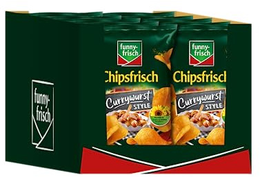 funny-frisch Chipsfrisch Currywurst Style, 10er Pack (10 x 150 g)