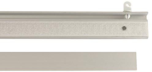 Paneelwagen 57 cm silber aus Aluminium für Gardinenschienen - Set 1-10 für Schiebevorhänge (1 Stück)