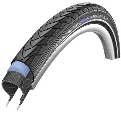 Schwalbe Marathon Plus 700X28C Drahtseilreifen mit Smartguard Reflective Seitenwand 740 g (28-622)