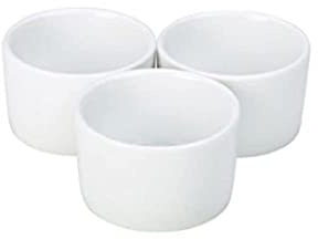 Genware NEV-RAMCON6-W Royal Contemporary Smooth Ramekin, 6.5 cm (Pack of 6)