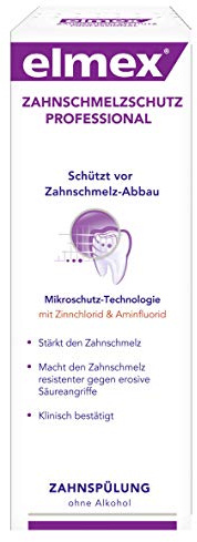 Elmex Zahnschmelzschutz Professional Zahnspülung, 2er Pack (2 x 400 ml)