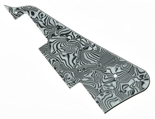 KAISH USA Spec Zebra Stripe LP Guitar Pickguard Scratch Plate Fits for Gibson Les Paul