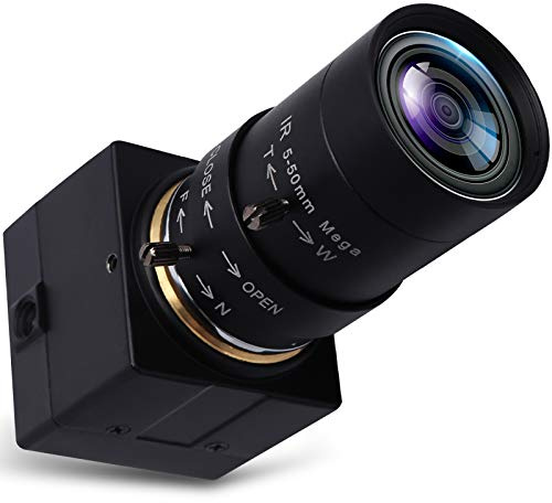 SVPRO USB Webcam with Zoom Lens 5-50mm Manual Focus Webcam,8MP High Resolution Web Camera 3264x2448 USB Camera with Sony IMX179 Sensor,Mini HD Webcam UVC Computer Camera for Windows MAC Linux Android
