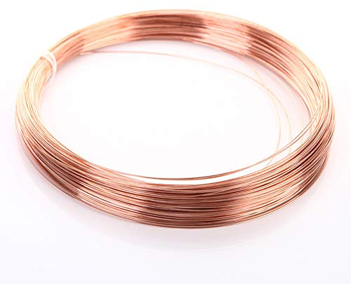 Blanker Kupferdraht 99,9% Vollkupferdraht aus reinem Kupfer, Drahtdurchmesser: 3 mm, Länge: 5 m