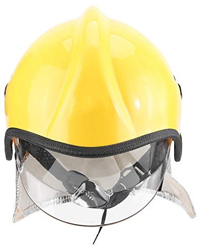 Elmetto antincendio, casco isolante resistente a 260 ℃, buona trasmissione della luce dell'obiettivo, bordo anti taglio, adatto per edilizia/antincendio/sport all'aria aperta