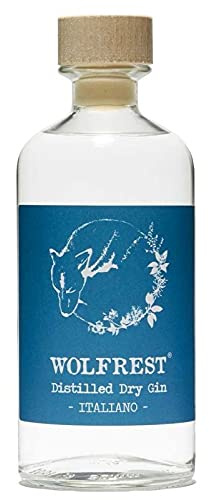 -WOLFREST- Dry Gin prodotto in Piemonte con botaniche 100% italiane 43% 700ml