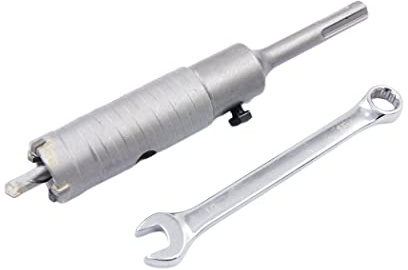 Concrete drill bit 30mm with SDS bit and 110mm adapter, carbide hollow hole cutter for brick, concrete, cement stone walls