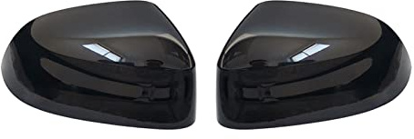 Spiegelkappen Für BMW F15 Für X5 F16 Für X6 F25 Für X3 F26 X4 2014 2015 2016 2017 2018 Auto Seitentür Rückspiegel Abdeckkappe Teile Styling Seitenspiegel Abdeckkappen (Farbe : Schwarz)