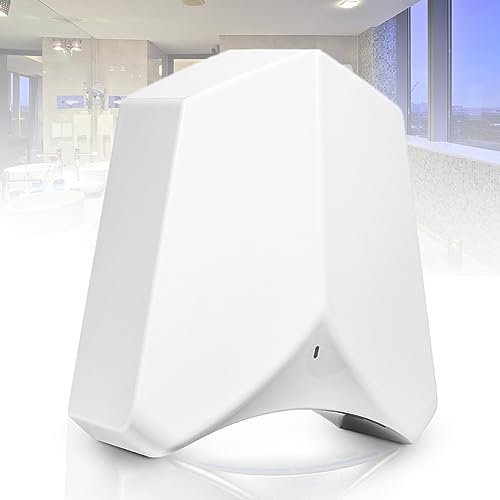 FURLOU Asciugamani Elettrico con Filtro HEPA, Asciugamani Elettrico Commerciale a Parete Asciugatura Rapida, Asciugamani Automatico con Interruttore Aria Calda/Fredda, per Cucina Bagno, Silenzioso A