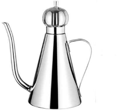Tagtight Edelstahl Ölflasche 350 ml, Ölkanne Ölflasche mit Ausgießer, Auslaufsichere Essig Flasche, Oil Dispenser, ölflaschen zum Befüllen, Oil Bottle, Gewürzkessel Kännchen für Öl, Essig, Sauce