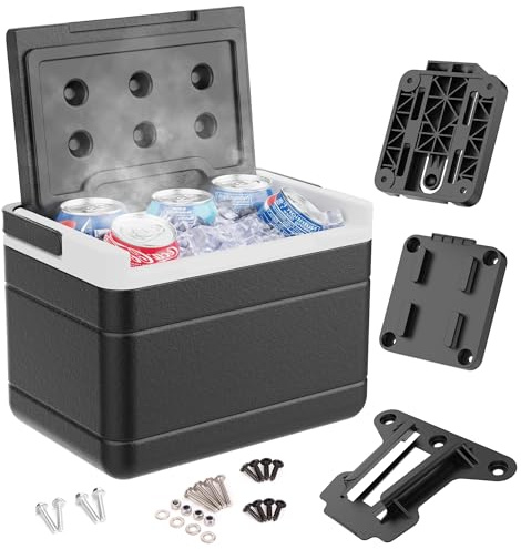 10L0L Golf Cart Cooler Box with Mount Bracket Insulated Portable Ice Chest Box for Yamaha Club Car EZGO OEM 102588101 103886801
