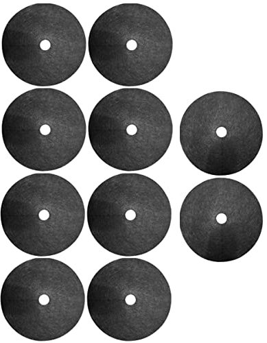Sosoport 10 Stück Gartenvlies Bodendeckermembran Atmungsaktiv Feuchtigkeitsregulierend Biologisch Abbaubar Unkrautvlies Für Einfahrt Gewächshaus 32cm Durchmesser