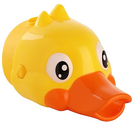 VICASKY Wasserhahnverlängerung Kunststoff Mit Entenform Für Kinder Spielerische Wasserrutsche Sichere Handwaschhilfe Kompatibel Mit Meisten Wasserhähnen
