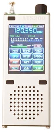 Quystetes ATS200 Full Band Radio SI4732+ESP32+Bluetooth+2.4 Inch Touch Display FM AM LSB Multi-Mode Radio Easy to Use
