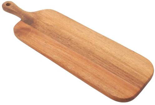 UBOHUZ Käseplatte Schneidebrett aus Holz, Schneidebrett, Käsebrett, Pizza, Brot, Obst, Sushi-Tablett, Servierbrett, Charcuterie-Brett mit Griff Für Käse, Obst