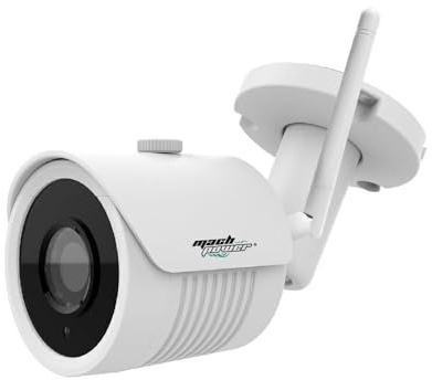 Mach Power Videocamera Bullet Wi-Fi IP 5MP H.265+ con Ottica 3,6mm, IR 25m, IP67, SD Slot, Wireless 2.4GHz (VS-DFB5WAS-311)