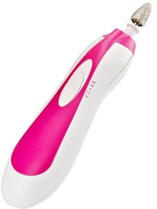 PACKOVE Lucidatore Elettrico per Unghie Rosa Strumento per Manicure Portatile per Te Compatto e Facile Usare Accessorio per Unghie Batteria per Casa e Negozio