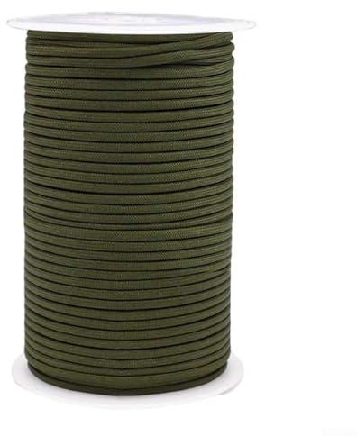 Corde de camping robuste en nylon et polypropylène pour corde à linge, bateau et utilisation en extérieur (vert)