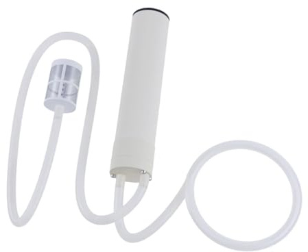 Milageto Pompe électrique auto-amorçante, pompe de transfert de vin, facile à utiliser, silencieuse, multifonction, portable, pour la mise en bouteille de, Tube de 1 Mètre