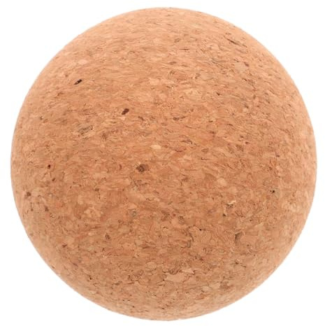 SOPOTUTU Kork Faszienball für Yoga und Fitness zur Tiefen Muskelentspannung mit Natürlichem Korkstaub Material und Praktischem Handbuch für Effektive Selbstmassage