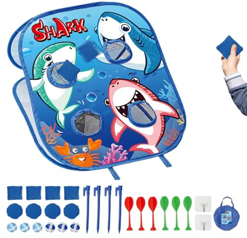 ZHUMCCY Kinder Wurfspiel Mit Säckchen,Kindersackwerfen Spiel - Outdoor Geschicklichkeitsspiel Für Garten Camping Picknick Kindergeburtstag Strandparty